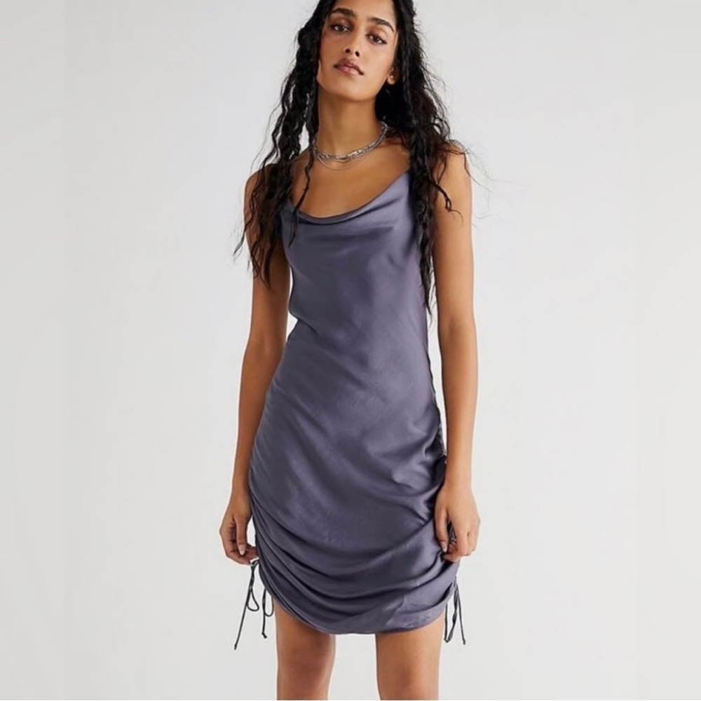 Free People gray Day to Night Convertible Slip Dress - Small